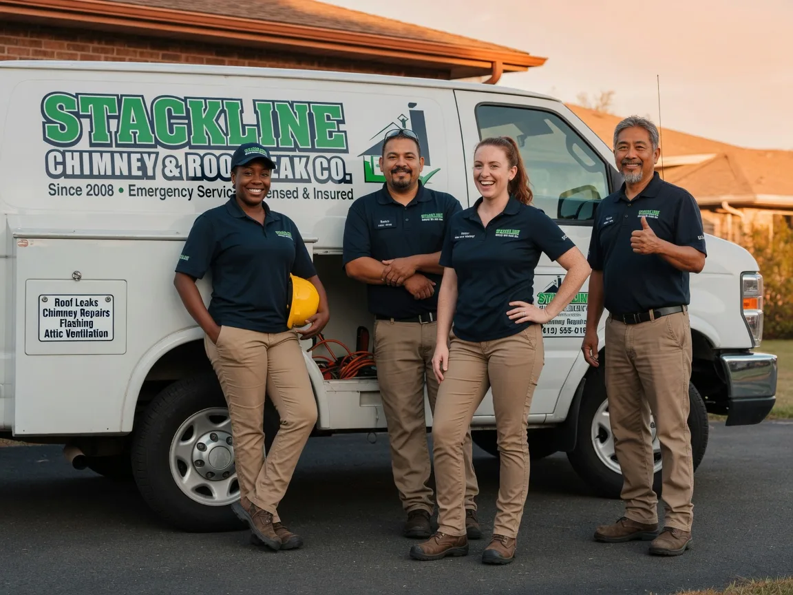Chimney flashing repair company in Alexander, NC